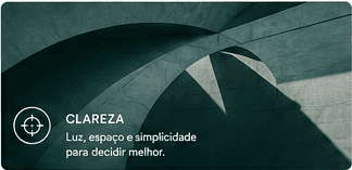 Imagem editorial de clareza e espaço para decidir